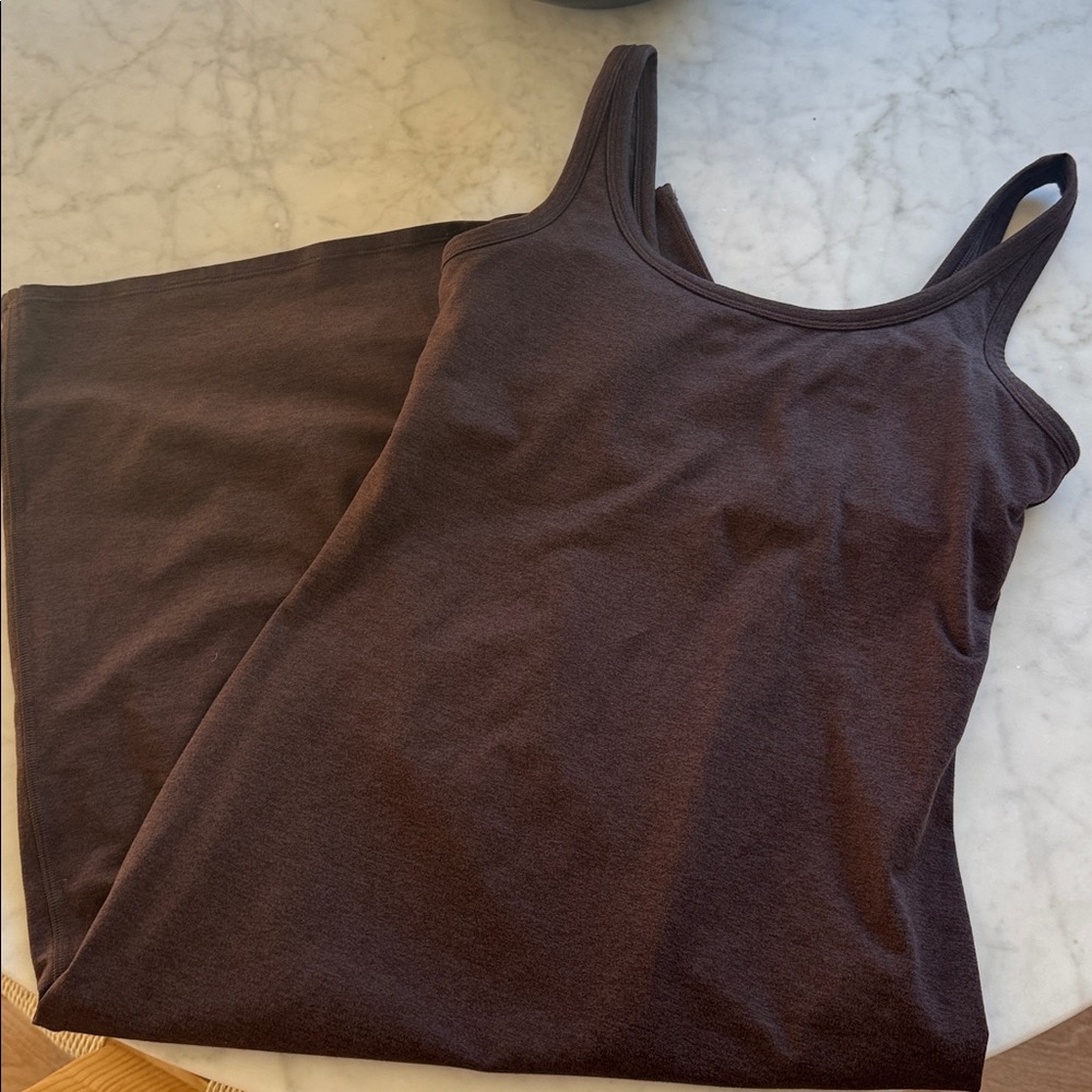 Vuori Halo Essential dress brown size medium - Picture 2 of 4